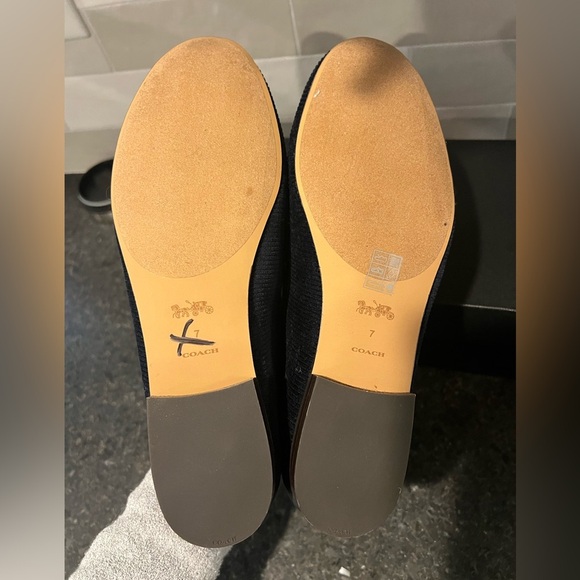 Coach Haley Loafer for Women Nav Size US 7 B Corduroy New In Box - Picture 4 of 6